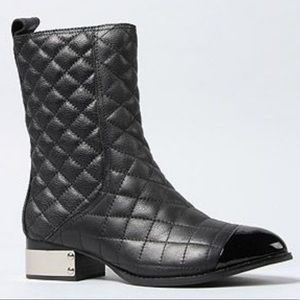 Jeffery Campbell Zhora Quilted Leather Boot